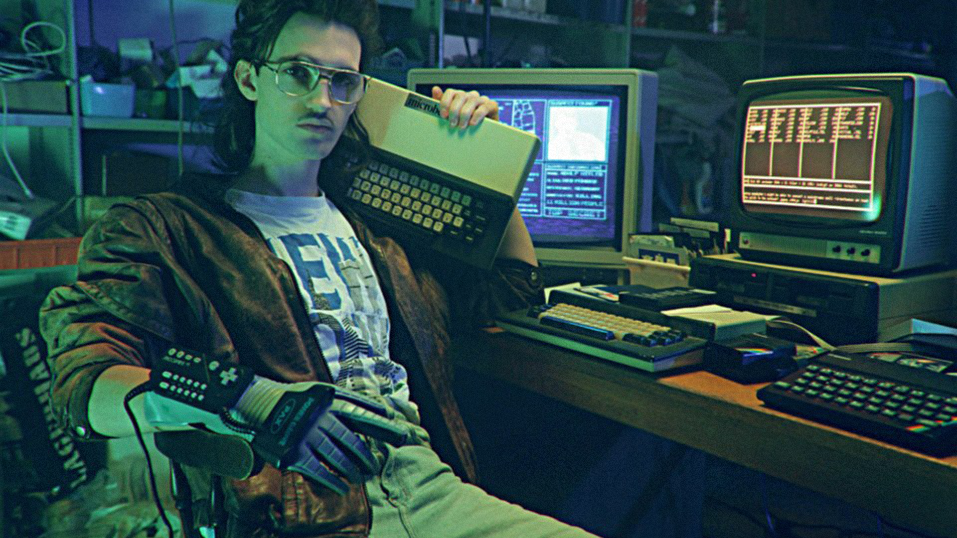 Hackerman with his Power Glove